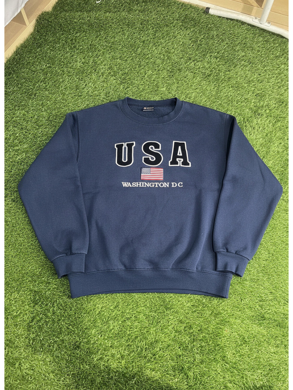 Vintage Made in USA Navy Crewneck Sweatshirt Size M